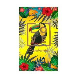 Beach towel – Birds – Gold