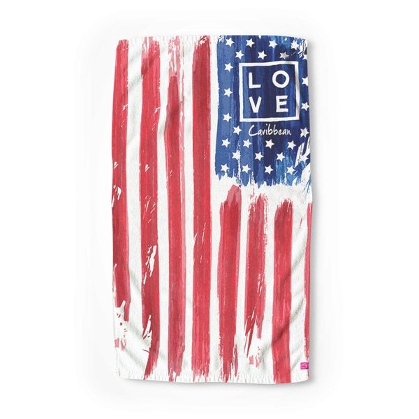 Beach towel - Flag - Love USA